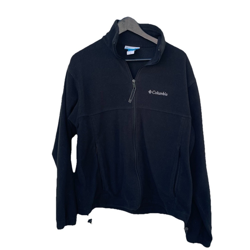Columbia Mens Steens Mountain Full Zip‎ Fleece Jacket Black Size Medium
